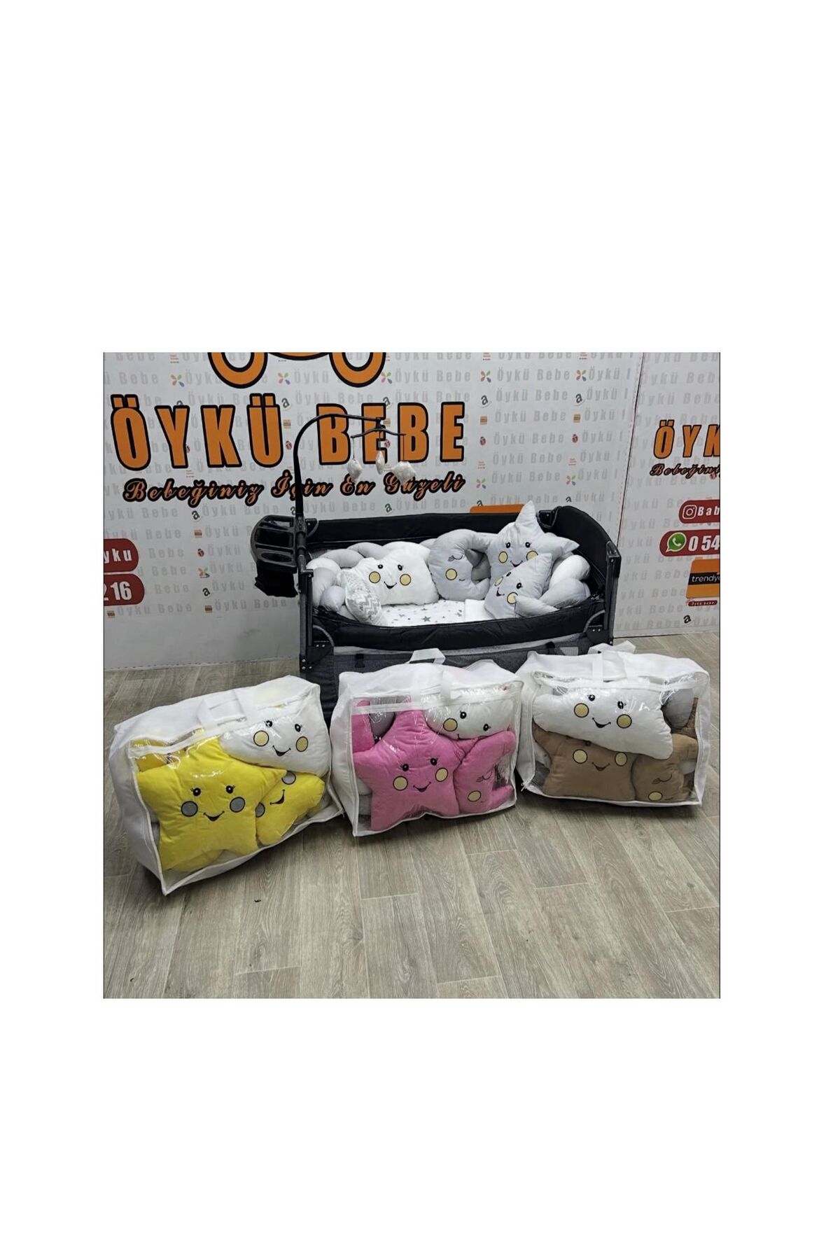 ÖYKÜ BEBEK DUNYASI 27 Parça Uzay Yeni Doğan Bebek Çeyiz Seti Full Set (Bebeğiniz İçin Gerekli Olan Herşey) fotoğrafı 6 (önizleme)