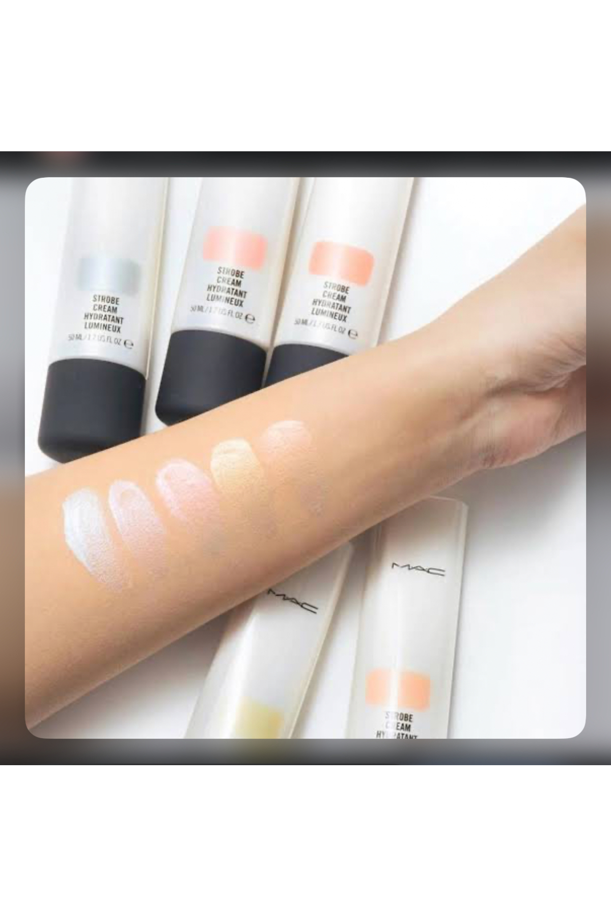 Strobe Cream Pinklight Aydınlatıcı Krem Highlighter & Makyaj Bazı Seyahat Boy 15 ml — صورتی MacStrobe15 — تصویر 3 از 4