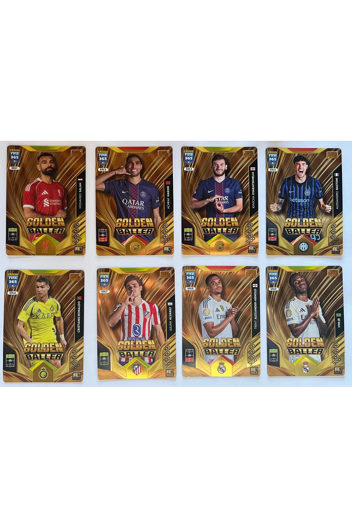 Panini BlackGold Cody Martin RC 8枚限定 Panini Fifa 365 2026 Adrenalyn XL Golden Baller Tam Set 8 Kart