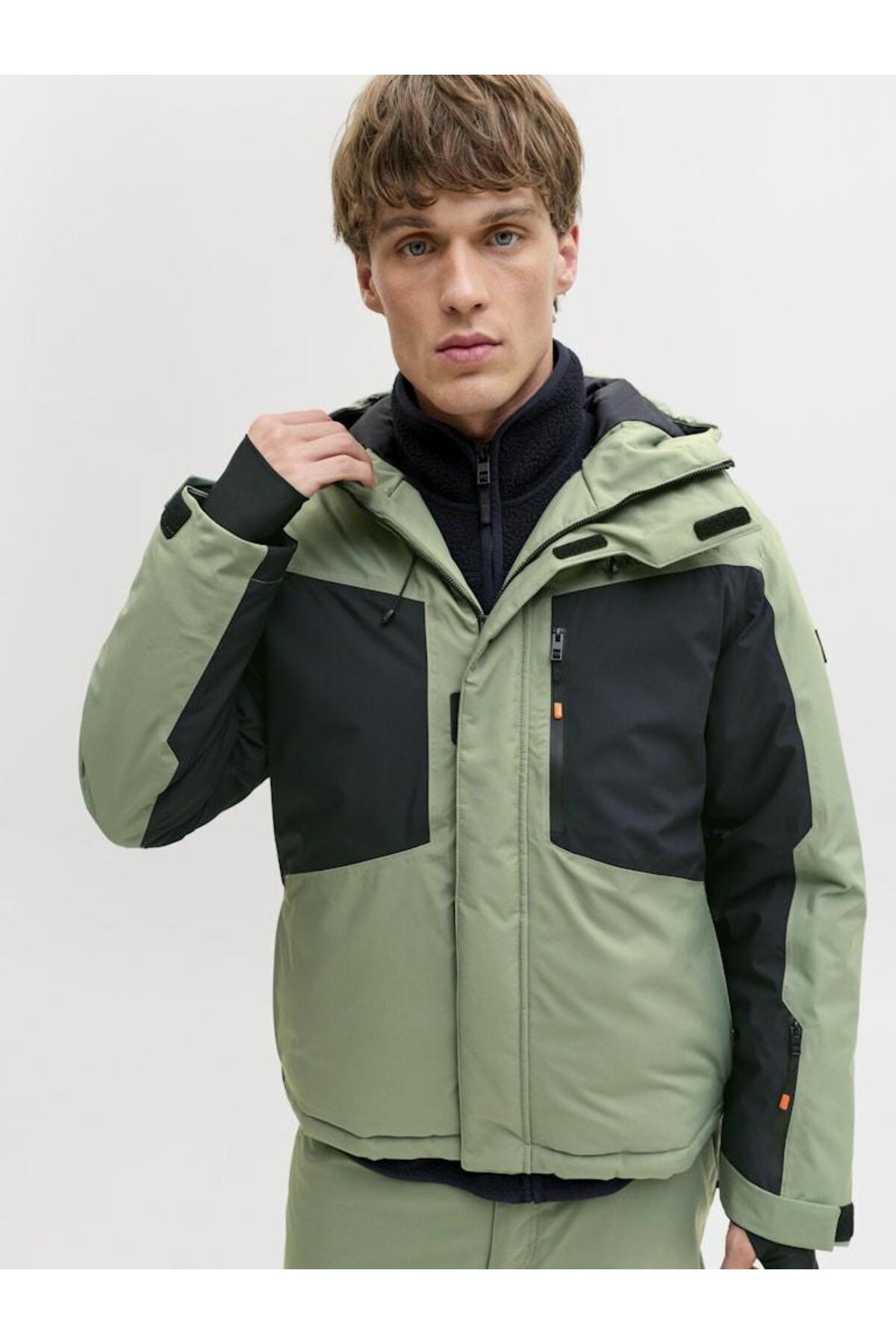 کت مردانه راسته آستین بلند | جک اند جونز Jack & Jones 12284649-Laurel Wre - تصویر 3