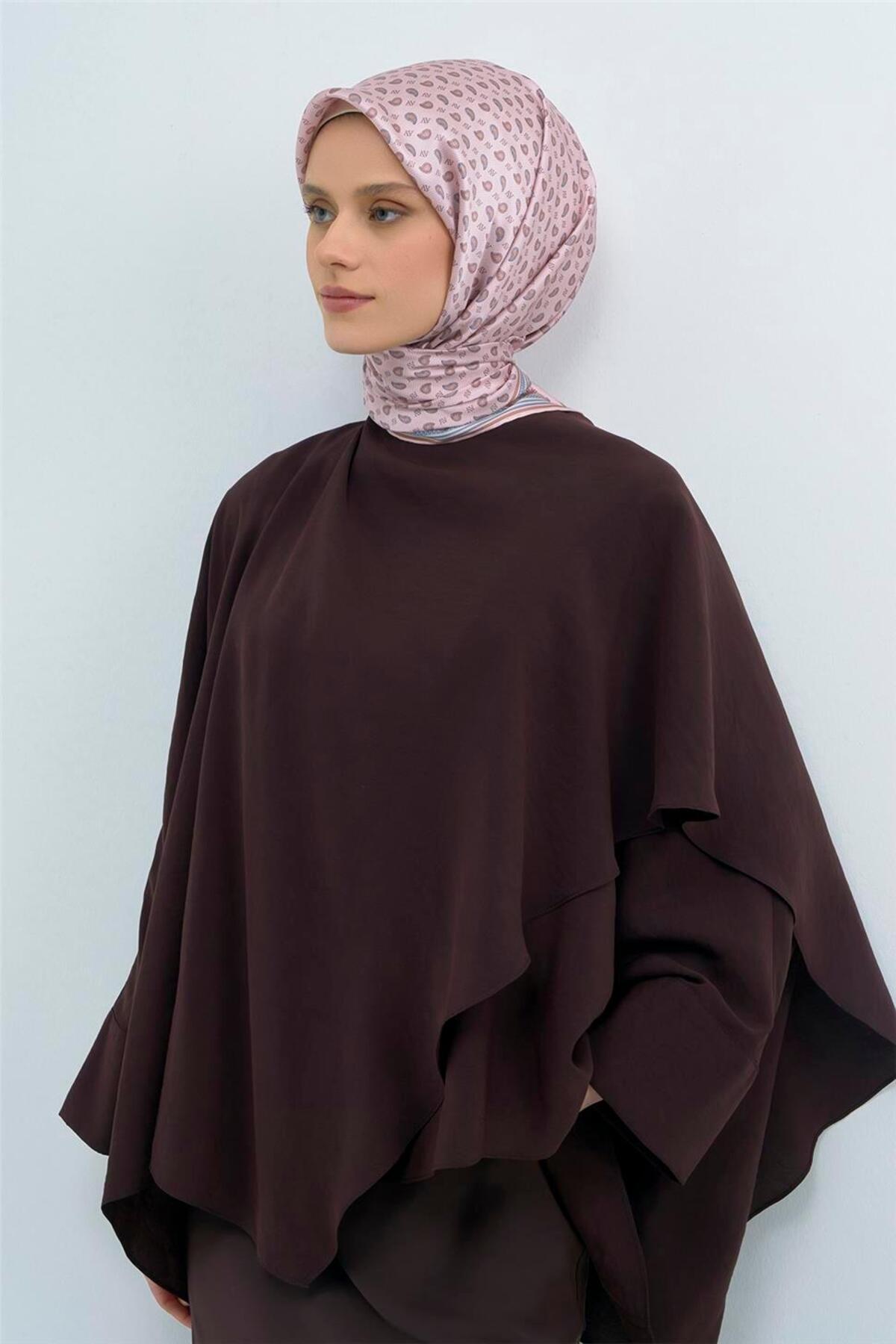 Saf İpek Twill Eşarp 9548D 04