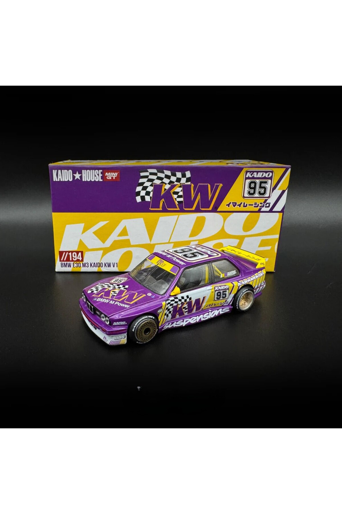 HOT WHEELS Kaido BMW M3 KW V1 Özel Tasarım Mor Renk - 1:64 Ölçek