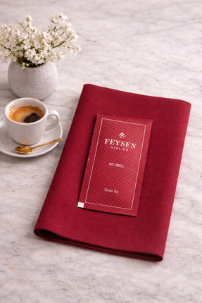 feysenatelier Bordo Premium Islak Mendil & Airlaid Sofra Peçetesi Seti – Özel...