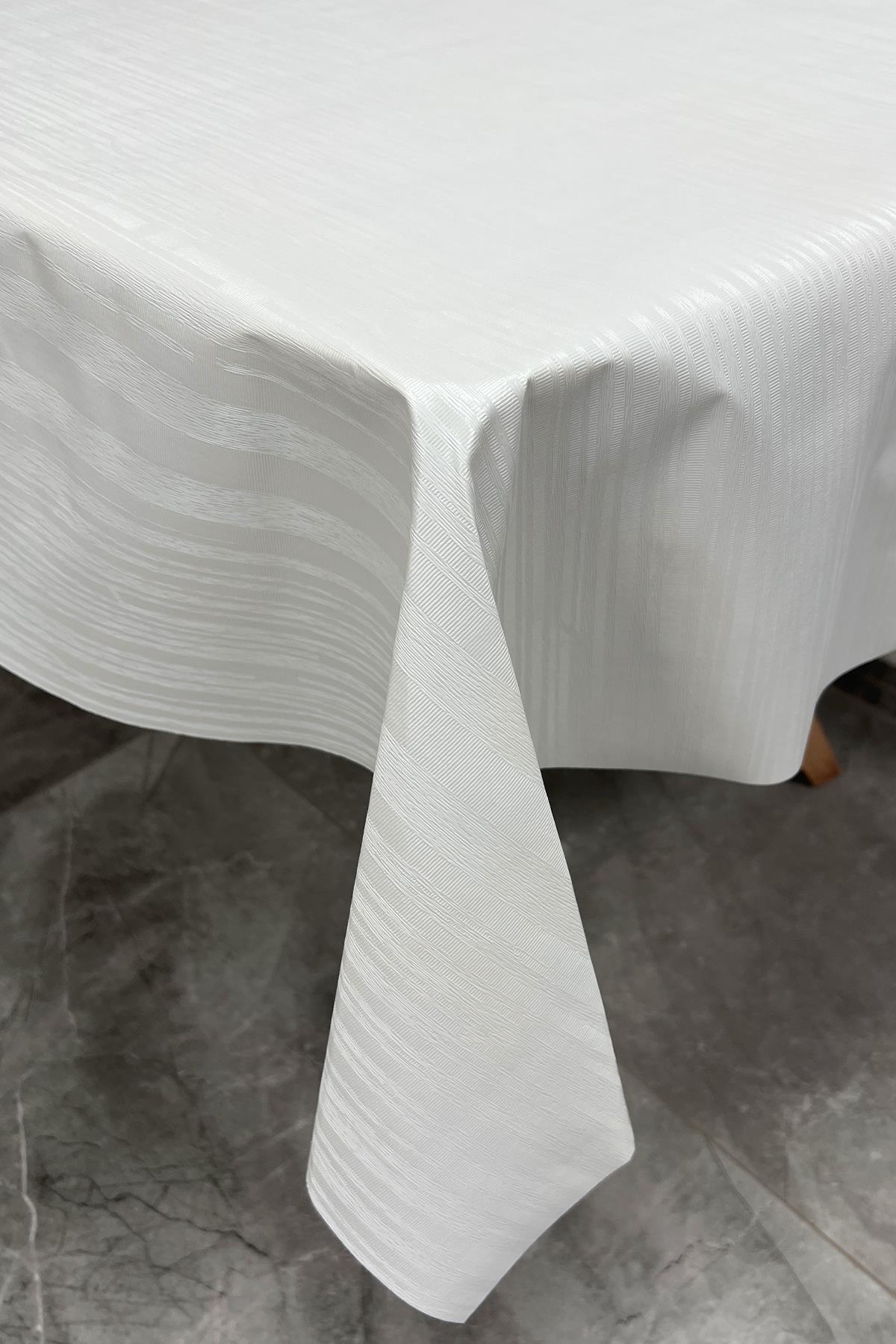 Pvc Non-slip fiber based Wipeable Linoleum Tablecloth_50D