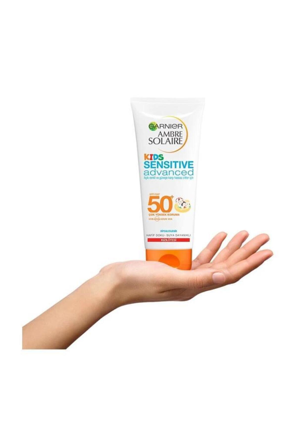 Garnier Ambre Solaire Sensitive Advanced Çocuk Hipoalerjenik Güneş Koruyucu Süt Spf50+ 175ml fotoğrafı 4 (önizleme)