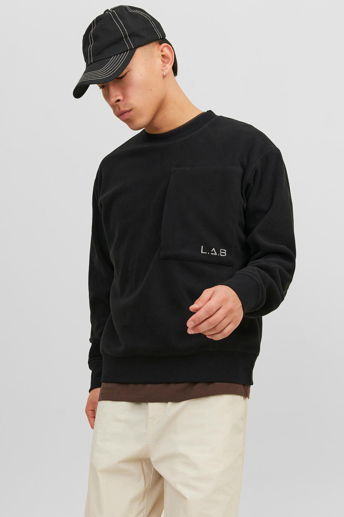 سویشرت مردانه راسته آستین استاندارد | جک اند جونز Jack & Jones 12241523 - تصویر 4