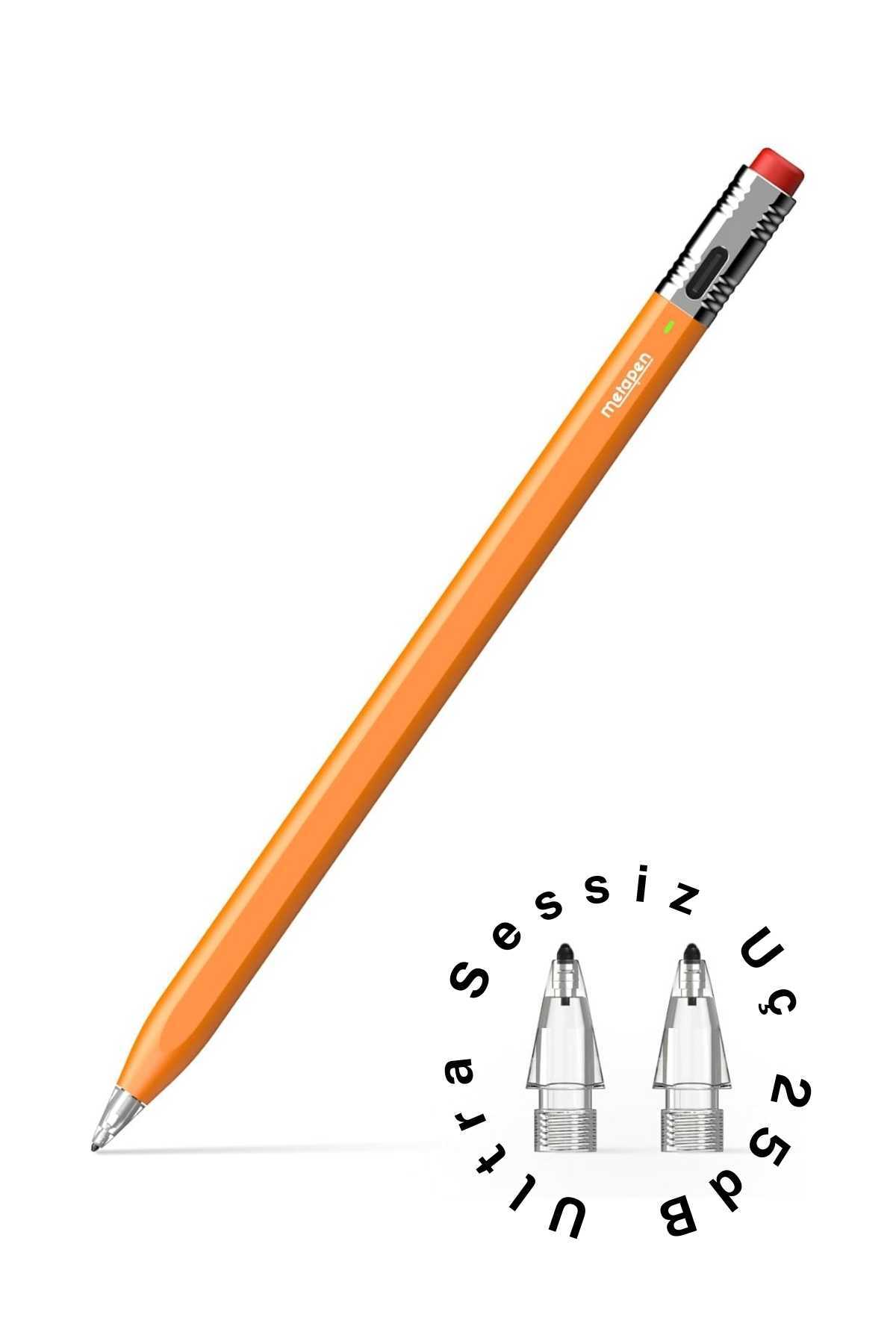 metapen iPad 11. Nesil A16 ile Uyumlu Profesyonel Avuç İçi Red