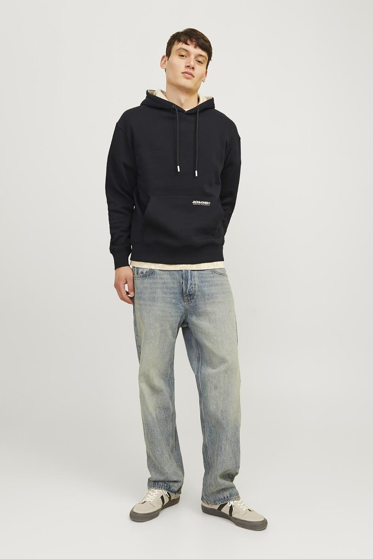 سویشرت مردانه راسته آستین بلند | جک اند جونز Jack & Jones TYCF62517995F13304 - تصویر 2