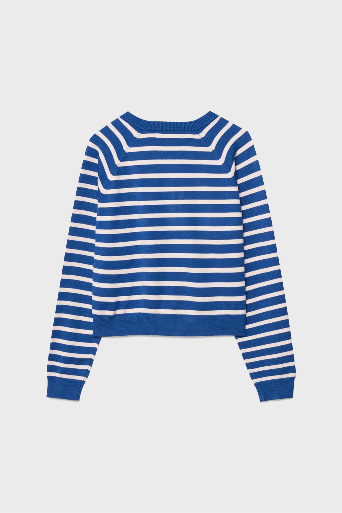 Stradivarius  Reglan kollu düğmeli triko hırka - Görsel 7