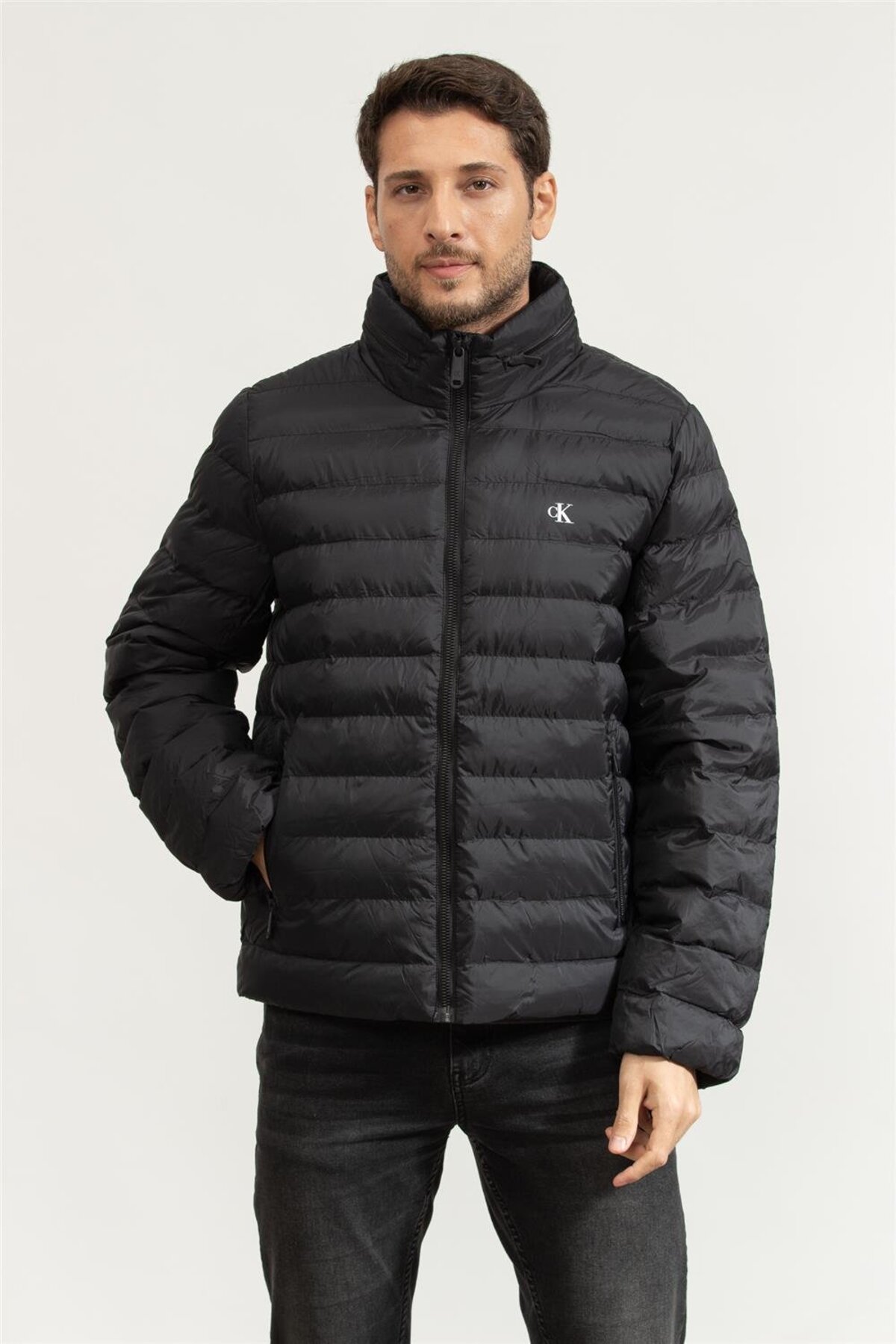 کلوین کلاین پف کننده LS نایلونی LT WT کلاه دار FZ