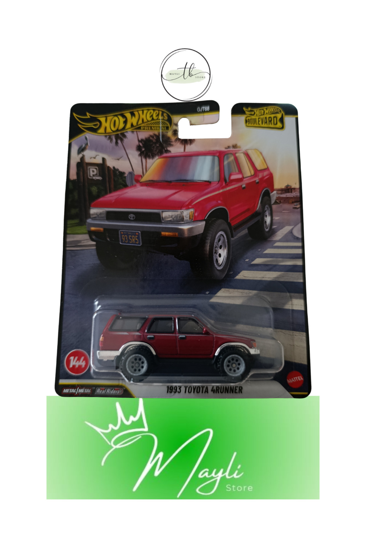 HOT WHEELS Boulevard Premium 1993 Toyota 4Runner 144 GJT68 JHW18