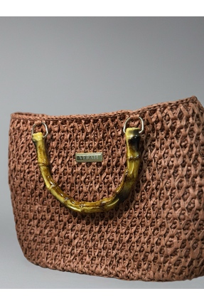 VERAH Vérah Bambu Saplı Çanta