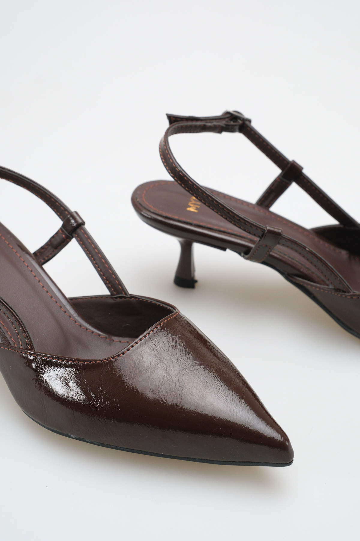 meyra'nın ayakkabıları  Kadın Topuklu Ayakkabı Acı Kahve Yanki (5,5 cm) - Görsel 6
