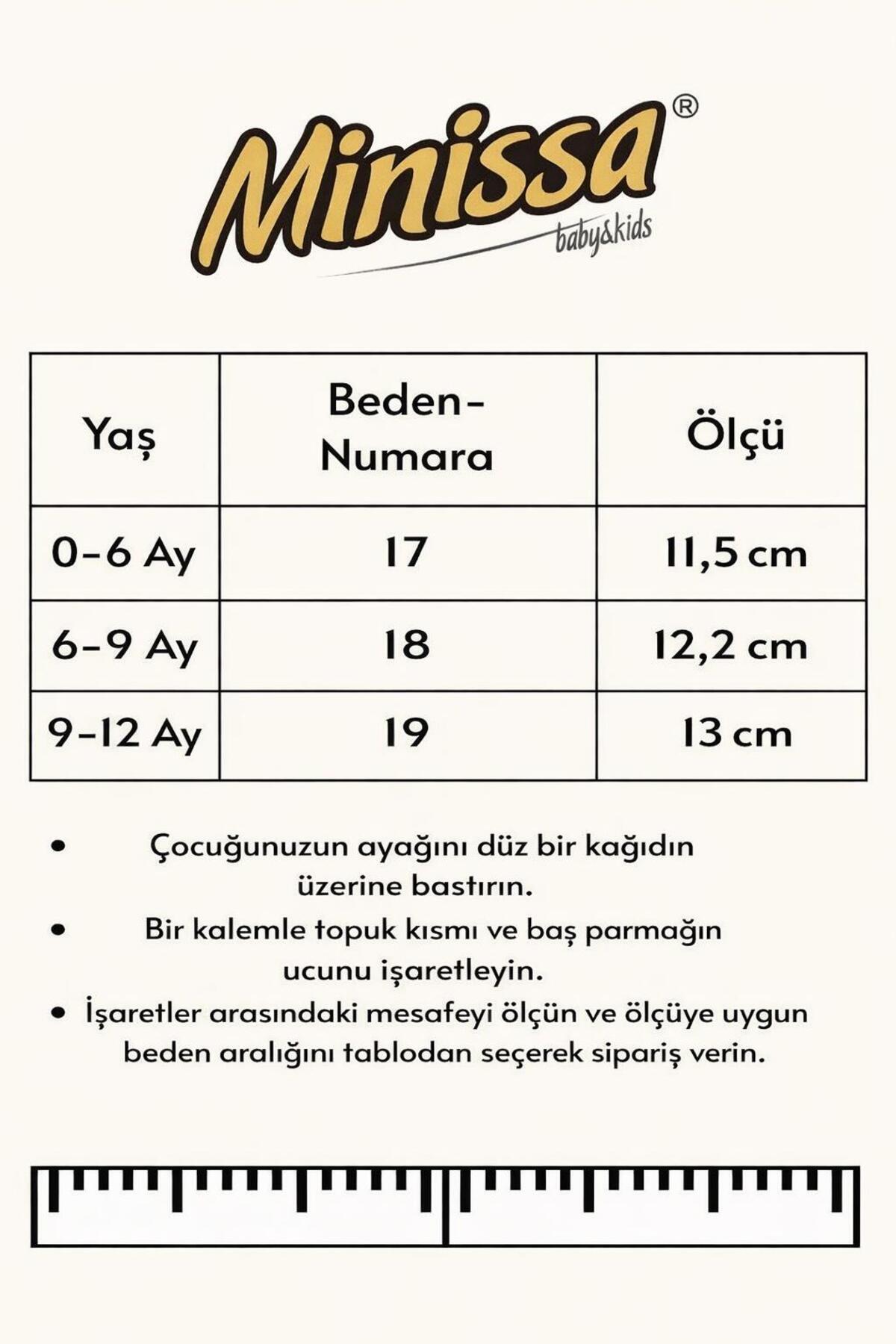 minissa baby kids Kahve Rengi Yumuşak Çoraplı Triko Patik, Bebek Patik İlk Adım, Kaydırmaz Tabanlı Panduf fotoğrafı 7 (önizleme)