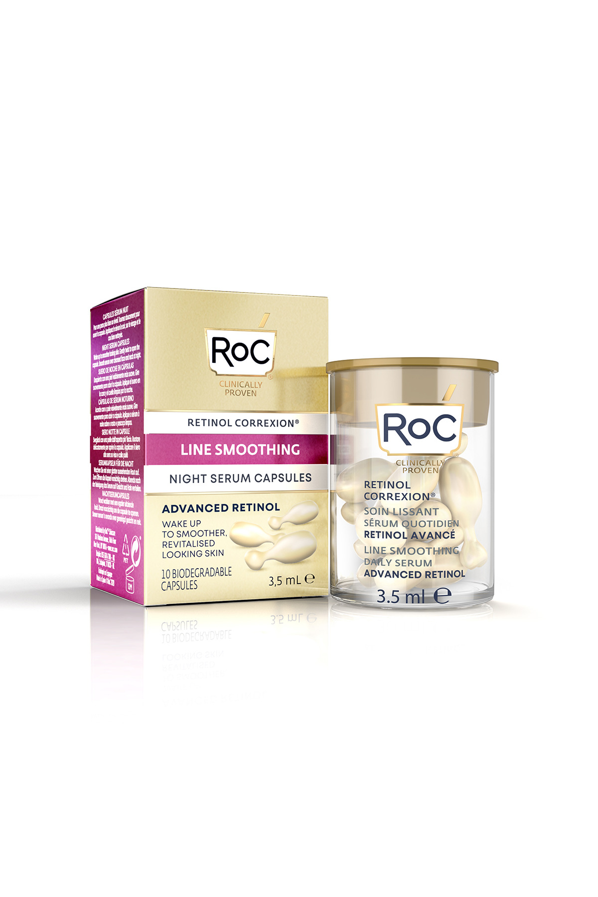 Retinol Kapsül Serum Hediyeli Retinol + Peptit İçeren İkili Göz Çevresi Bakım Kremi 20 ml — ROC0018 — تصویر 6 از 8