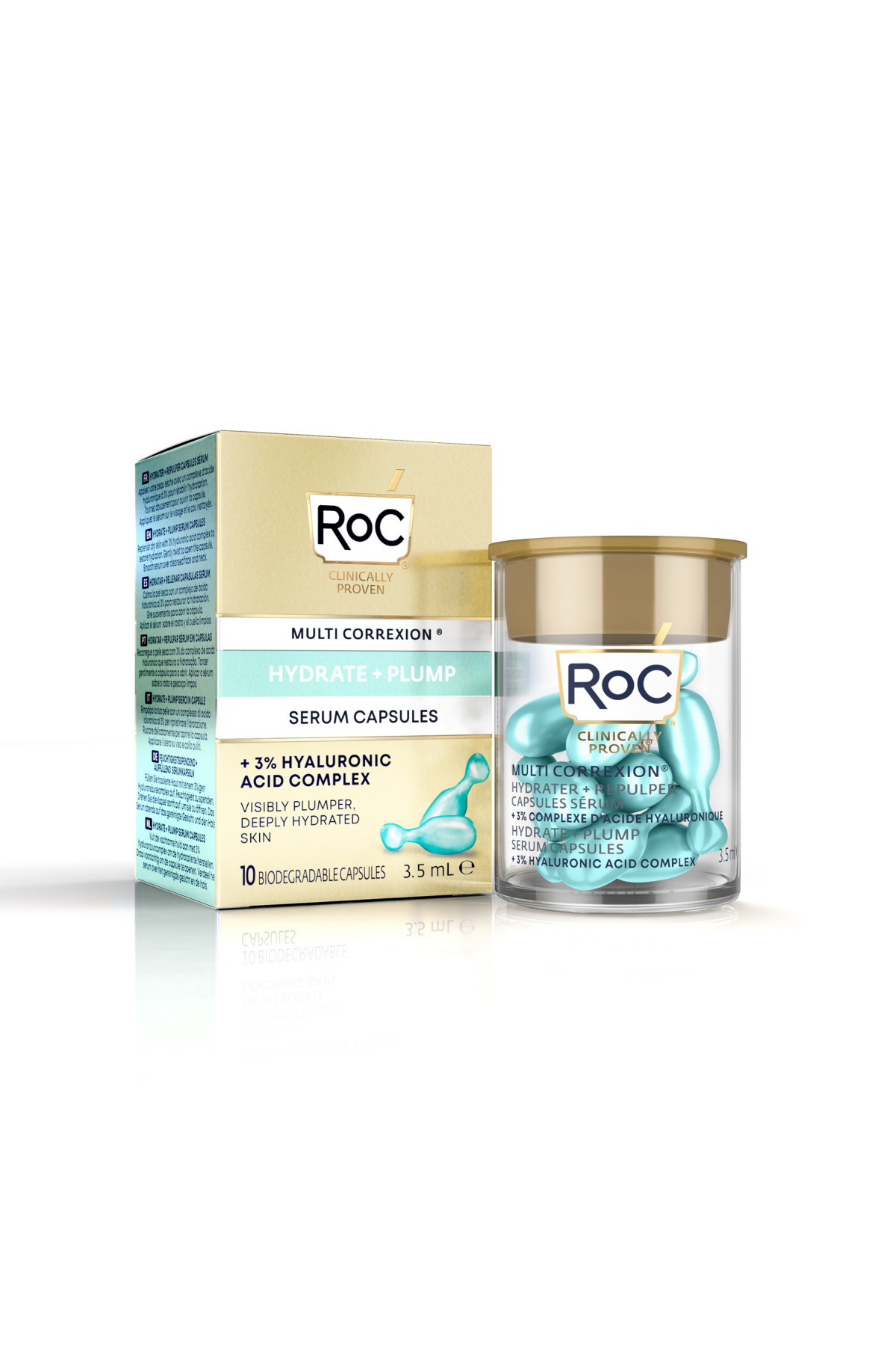 Hyalüronik Asit İçerikli Kapsül Serum Hediyeli Yoğun Nemlendirici Gündüz Kremi SPF30 50 ml — ROC0021 — تصویر 4 از 7