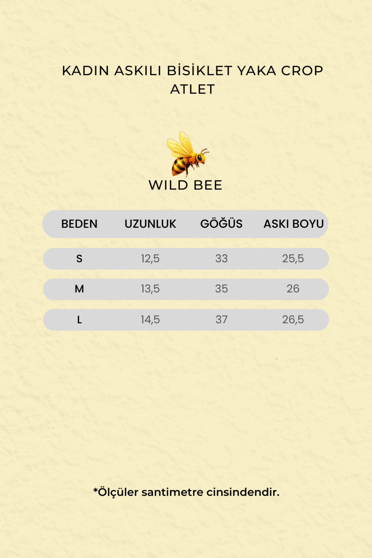 WILD BEE Kadın Beyaz Askılı Bisiklet Yaka Crop Atlet görsel 8