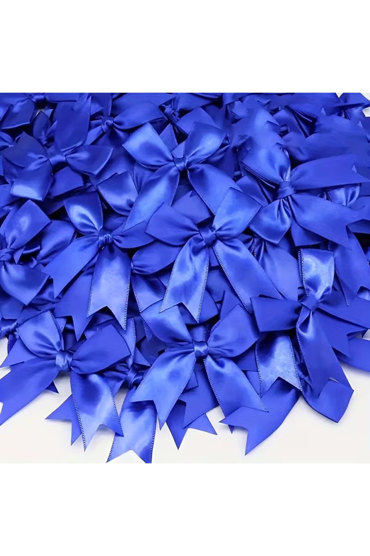 Satin Ribbon Ready Bow 10 Pieces, Suitable for Decoration, 2 cm wide Bow