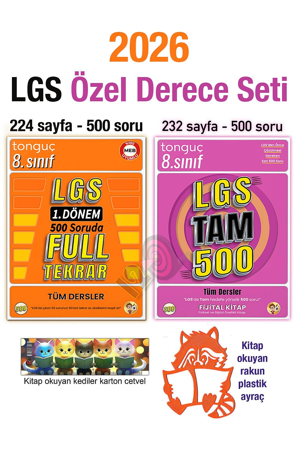 Tonguç Yayınları 8. Sınıf 2026 Lgs Özel Derece Seti 1. Dönem 500
