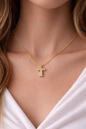 DASEMURA 316L Çelik Gold Renk Zirkon Taşlı Harf Kolye - Kişiye Özel İsim Baş ...