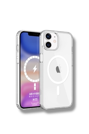TeknolojiVadim iPhone 11 Orijinal MegaSafe Manyetik Şeffaf Kılıf – Güçlü Many...
