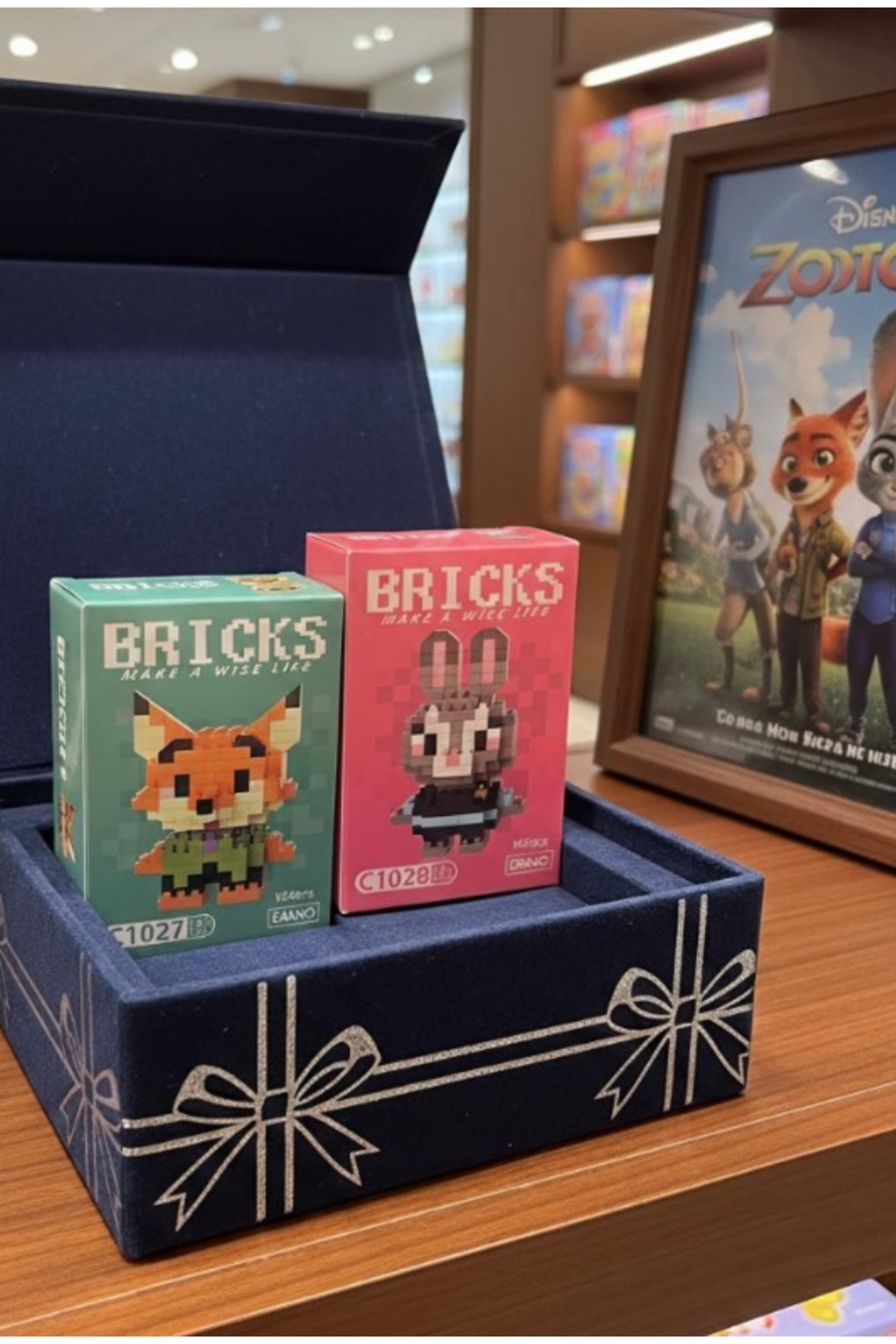 BLACK DİAMOND PLUSH TOY Tilki ve tavşan Bricks ( judy ve Nick