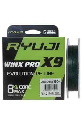 Ryuji WinX Pro X9 150mt 0.14mm İp Misina Koyu Yeşil