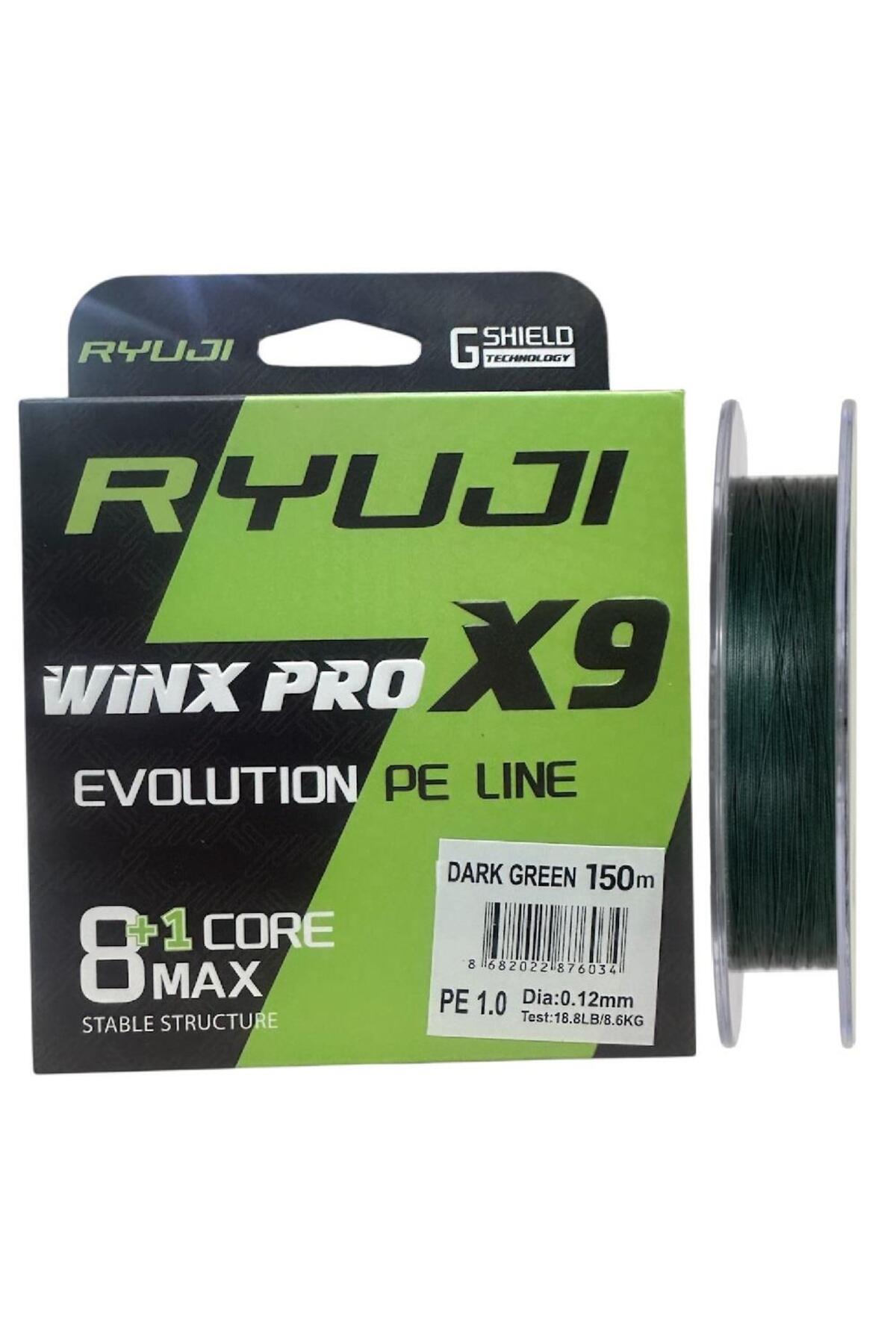 Ryuji WinX Pro X9 150mt 0.12mm İp Misina Koyu Yeşil - Fiyatı