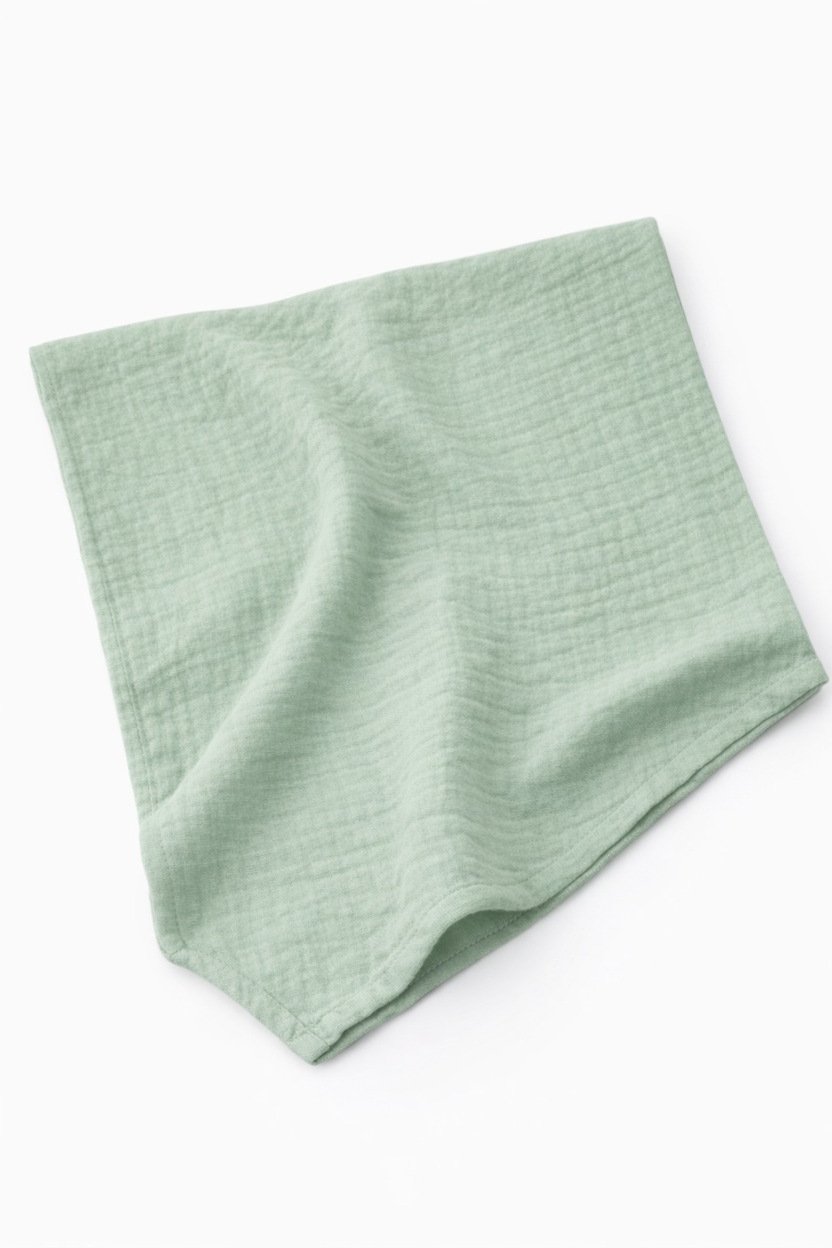 Mai Perla 4 Kat Müslin Organik Pamuk 90x90 Naturel Bebek Çocuk Battaniye fotoğrafı 3 (önizleme)