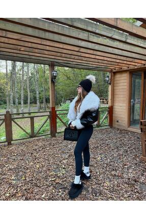 Butik Çift Taraflı Kürk Mont