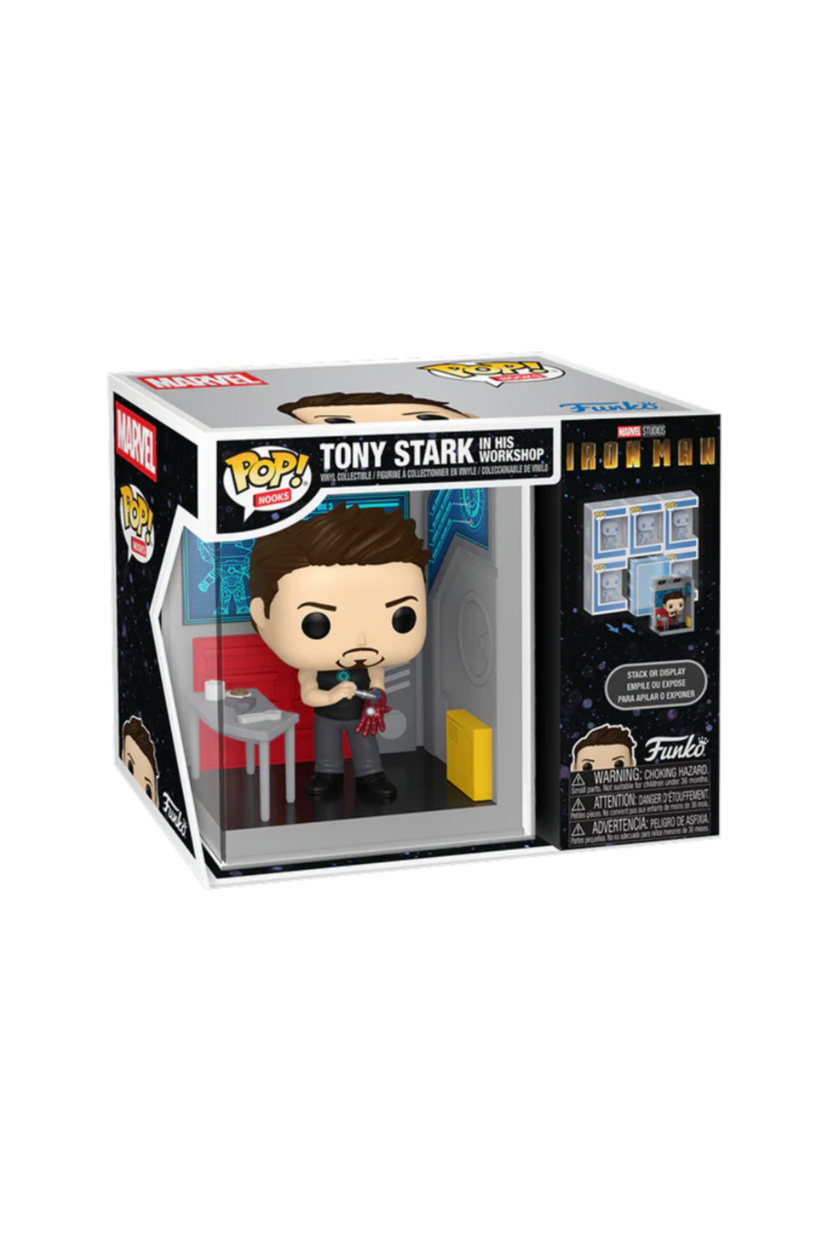 Funko POP! Marvel Tony Stark ファンコポップ Funko Iron Man – Tony Stark in His Workshop Pop! Nook Vinyl Figure
