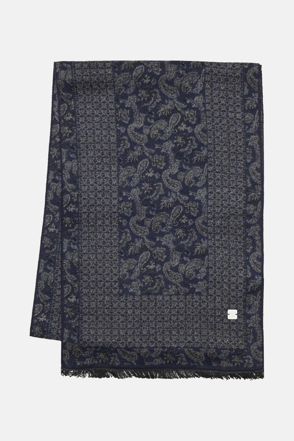 W Collection Şal Desenli Kaşkol