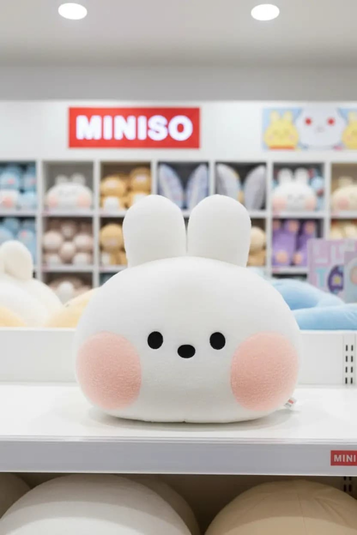 Miniso Minini Koleksiyonu 17 inç Baş Şeklinde Yastık (conini