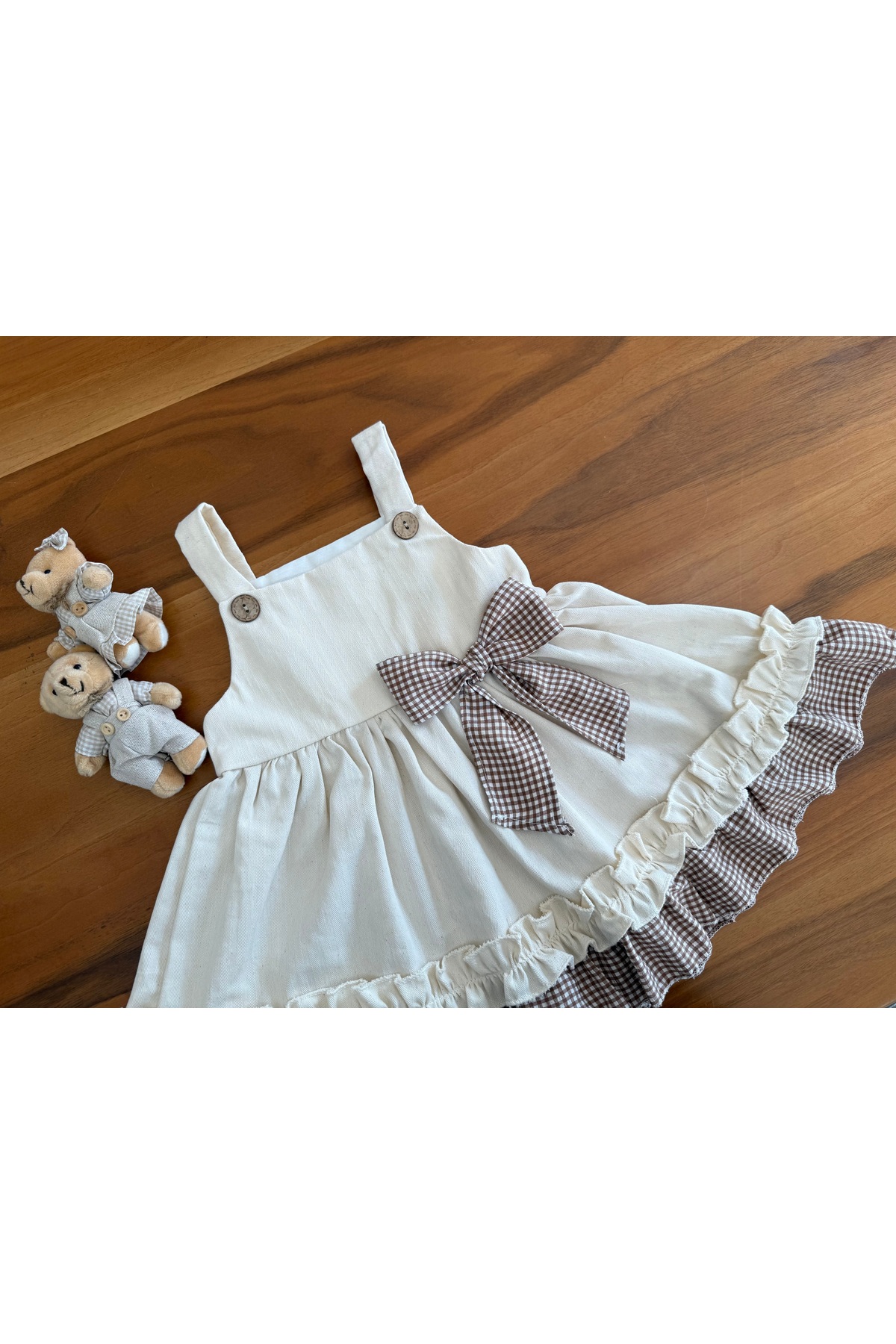 Mini Chics Pötikare Fiyonklu Keten Kız Çocuk Jile fotoğrafı 2 (önizleme)