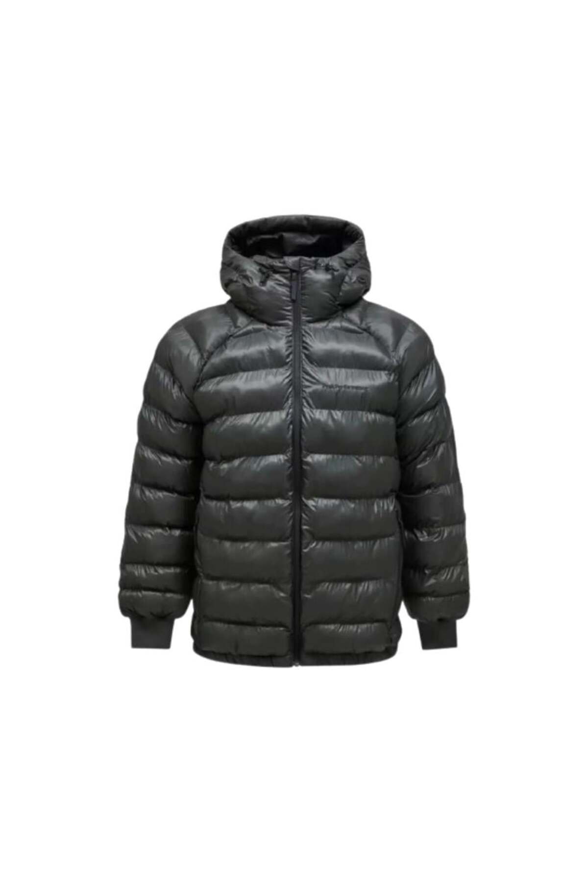 کاپشن هوددار عایق‌دار Peak M Tomic مدل G79155040 مشکی سالومون کت Salomon