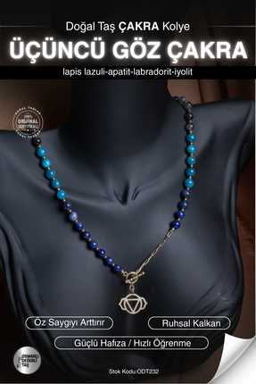 OSMANLI DEĞERLİ TAŞ SERTİFİKALI Lapis Lazuli-Apatit-Labradorit-İyolit Doğal T...