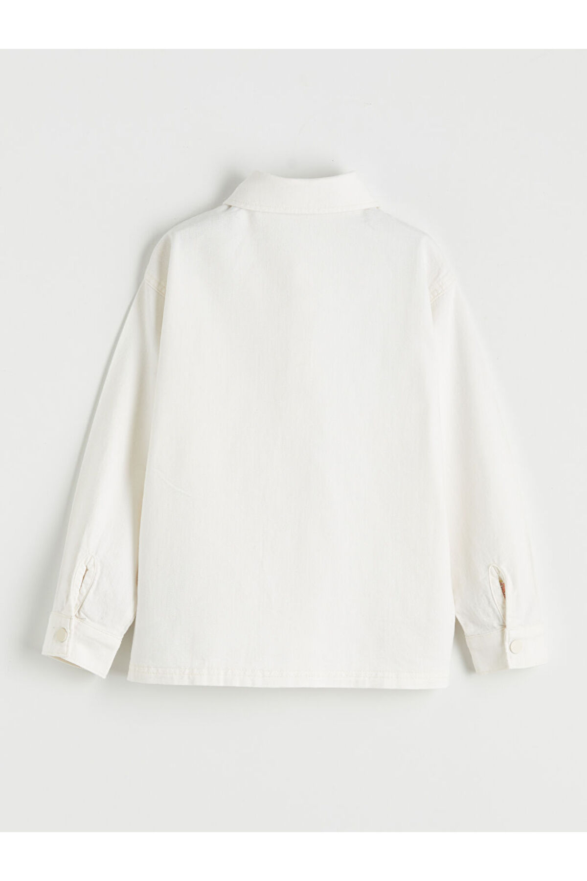 LC Waikiki LCW Kids Bej Uzun Kollu Gabardin Erkek Çocuk Gömlek fotoğrafı 2 (önizleme)