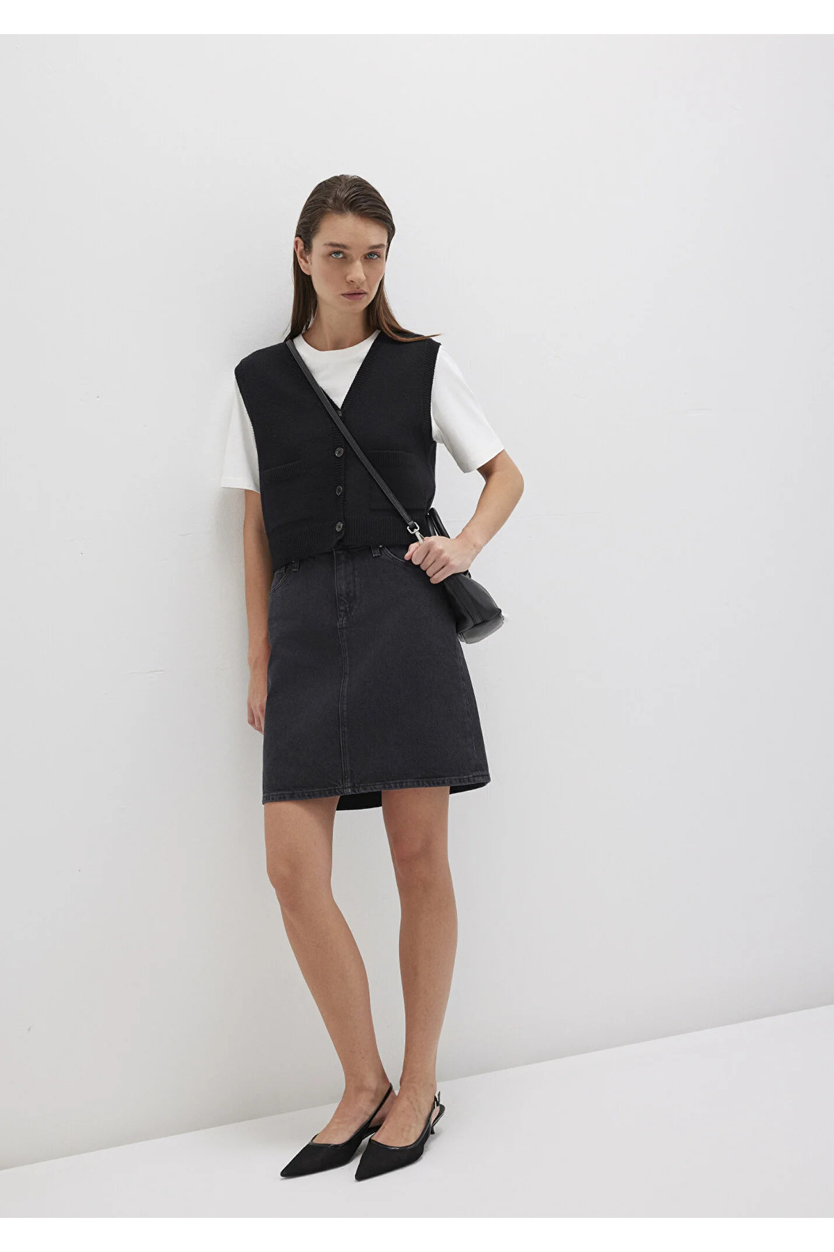 Valerie Everyday Anthracite Jean Skirt Regular Fit / Normal Cut 1319890550