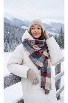 LAGRANZE La Granze Kadın Kışlık Desenli Şal/Atkı