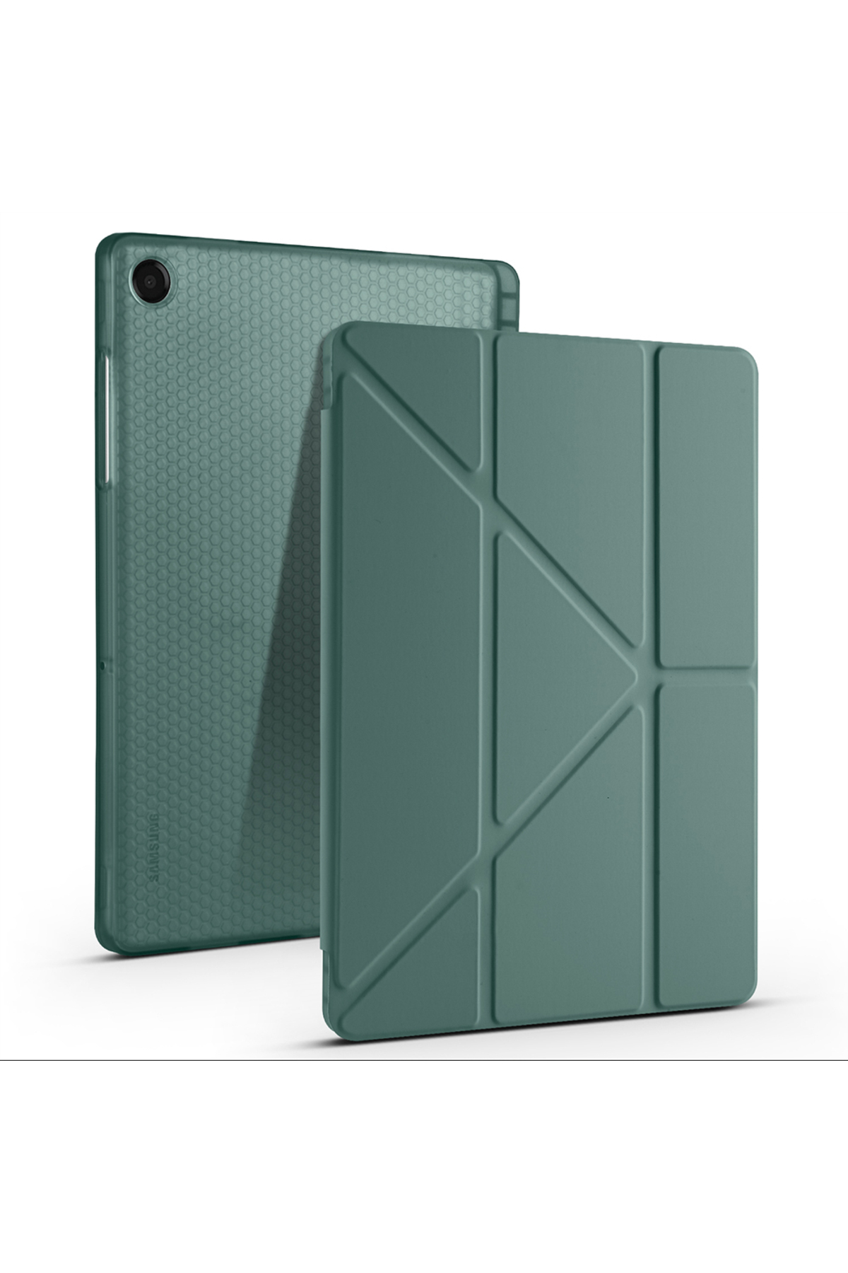 Compatible Case for Samsung Galaxy Tab A11 Plus SM-X230 Tablet Case with Triangle Stand and Pen Compartment