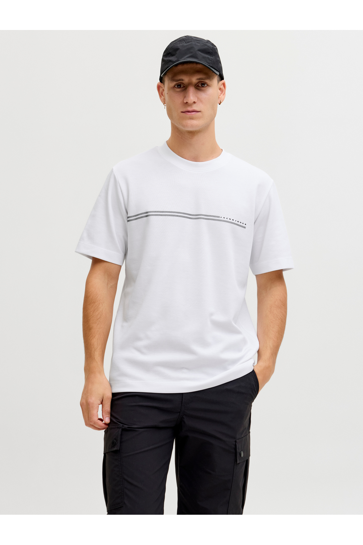 تیشرت مردانه طرح دار آستین کوتاه | جک اند جونز Jack & Jones 12289936 - تصویر 2