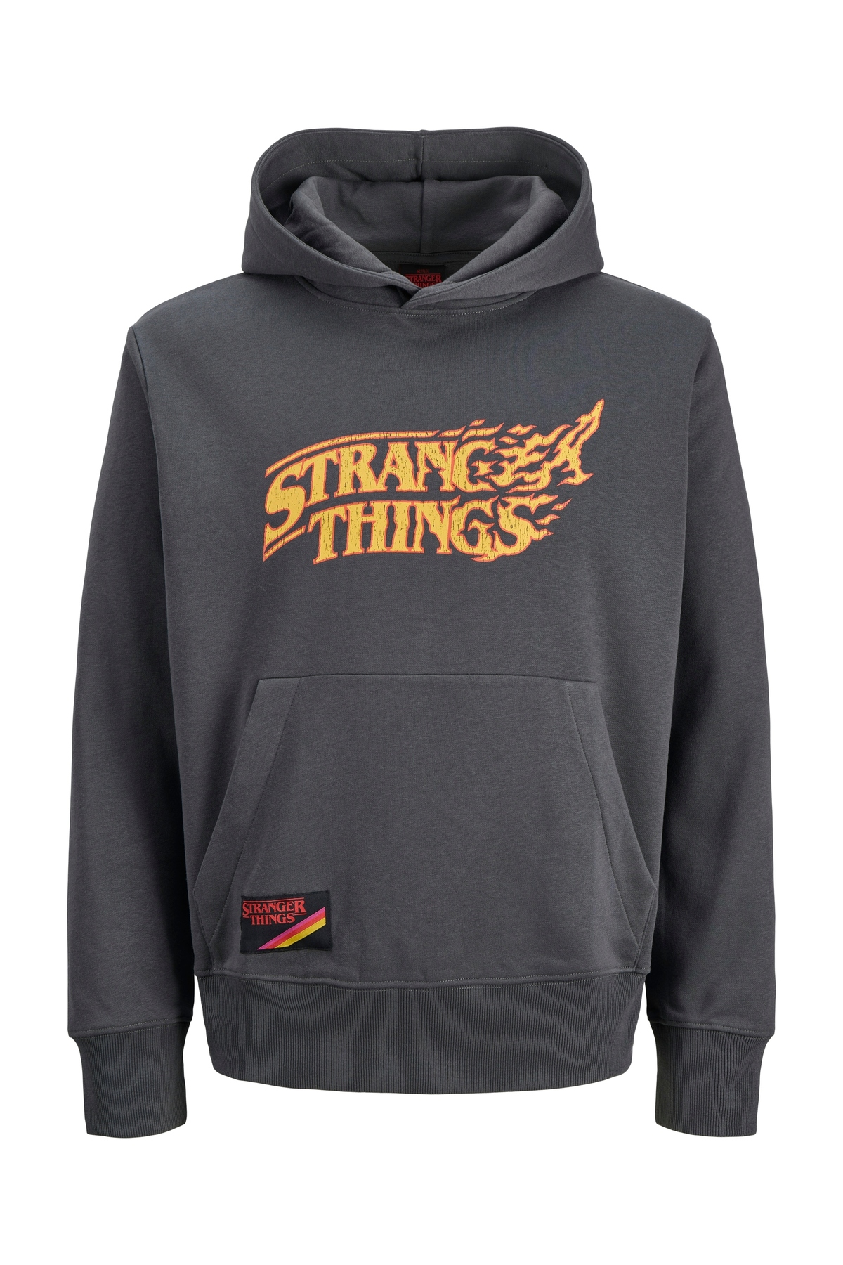 جک اند جونز سویشرت مردانه کلاه‌دار Jorstranger Things مدل Relaxed Fit کد ۱۲۲۹۱۶۵۵