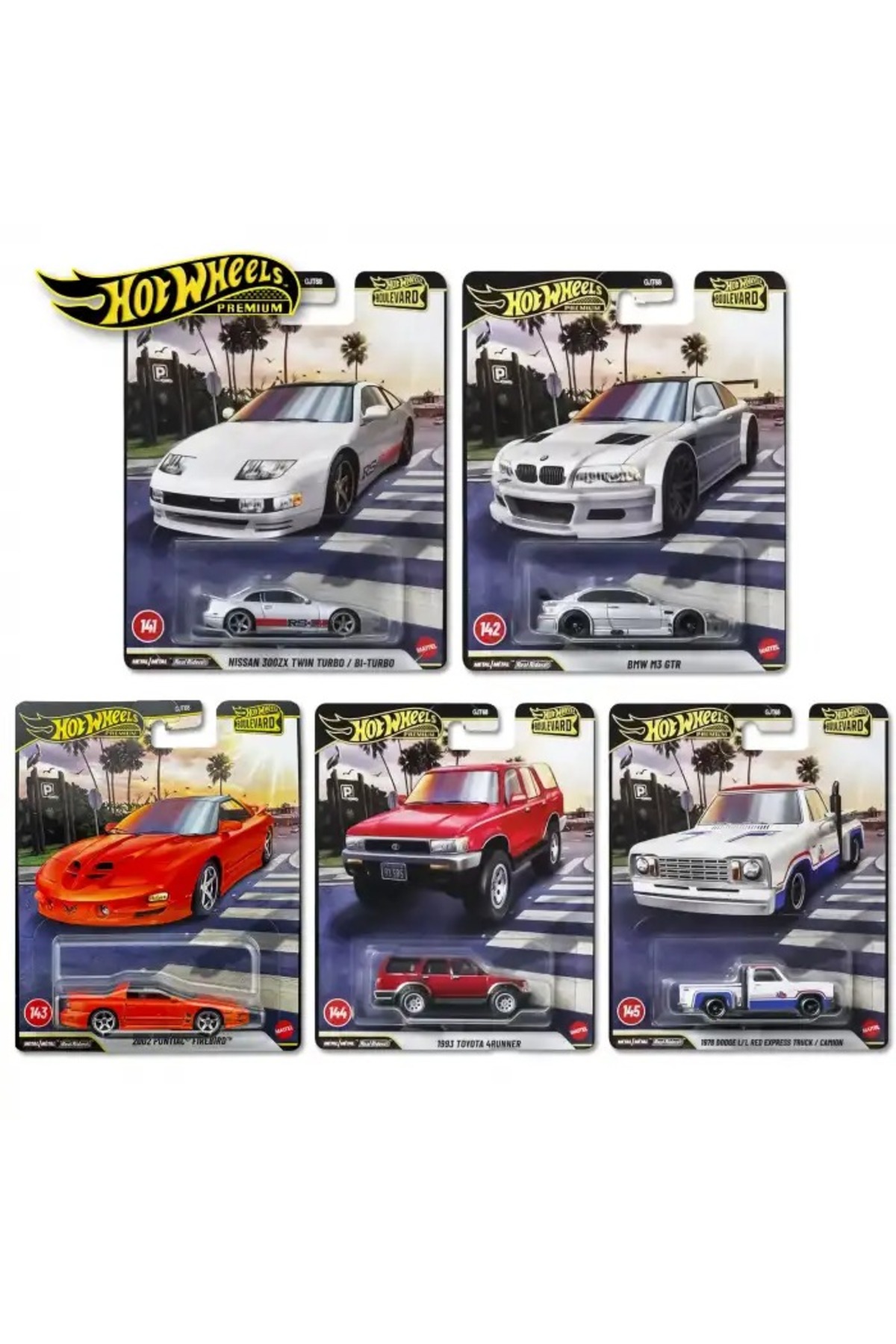 HOT WHEELS Premium - Boulevard (141-145) - GJT68-978F - Fiyatı