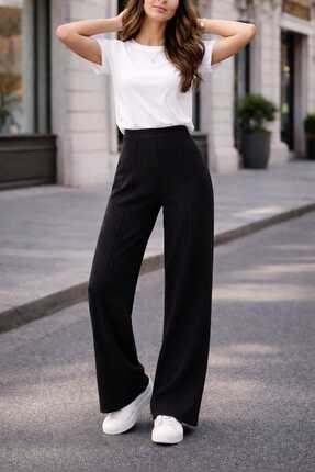FOMERA TREND Kadın Yüksek Bel İnce Kadife Pantolon
