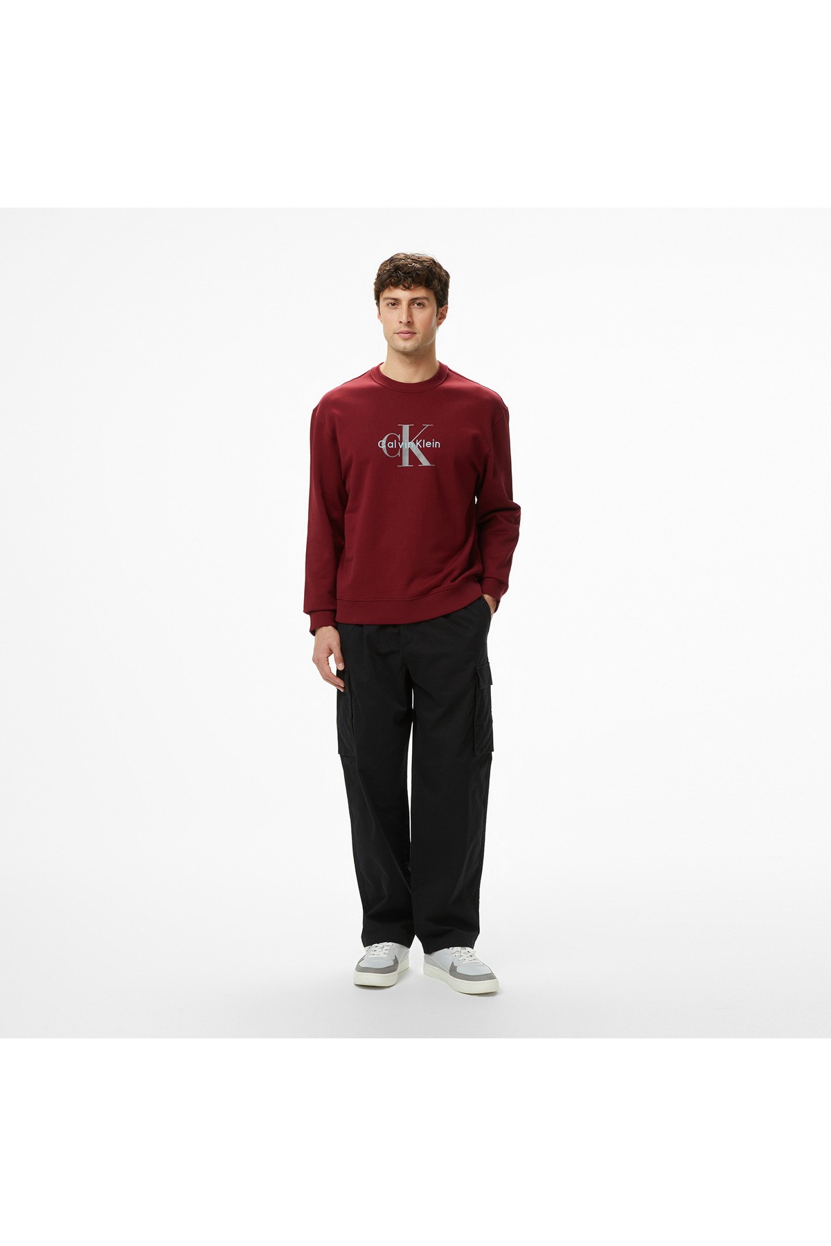 کلوین کلاین شلوار مشکی مردانه راسته کشی نخی مدل Cargo