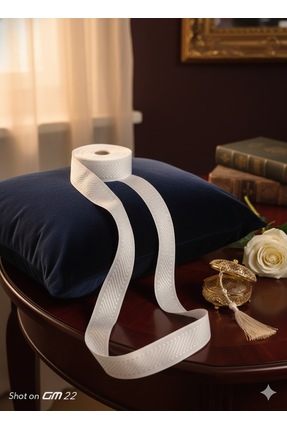 satab Fransız Özel Dokuma Aksesuar /Kurdele /Dekoratif Şerit 40mm 20metre