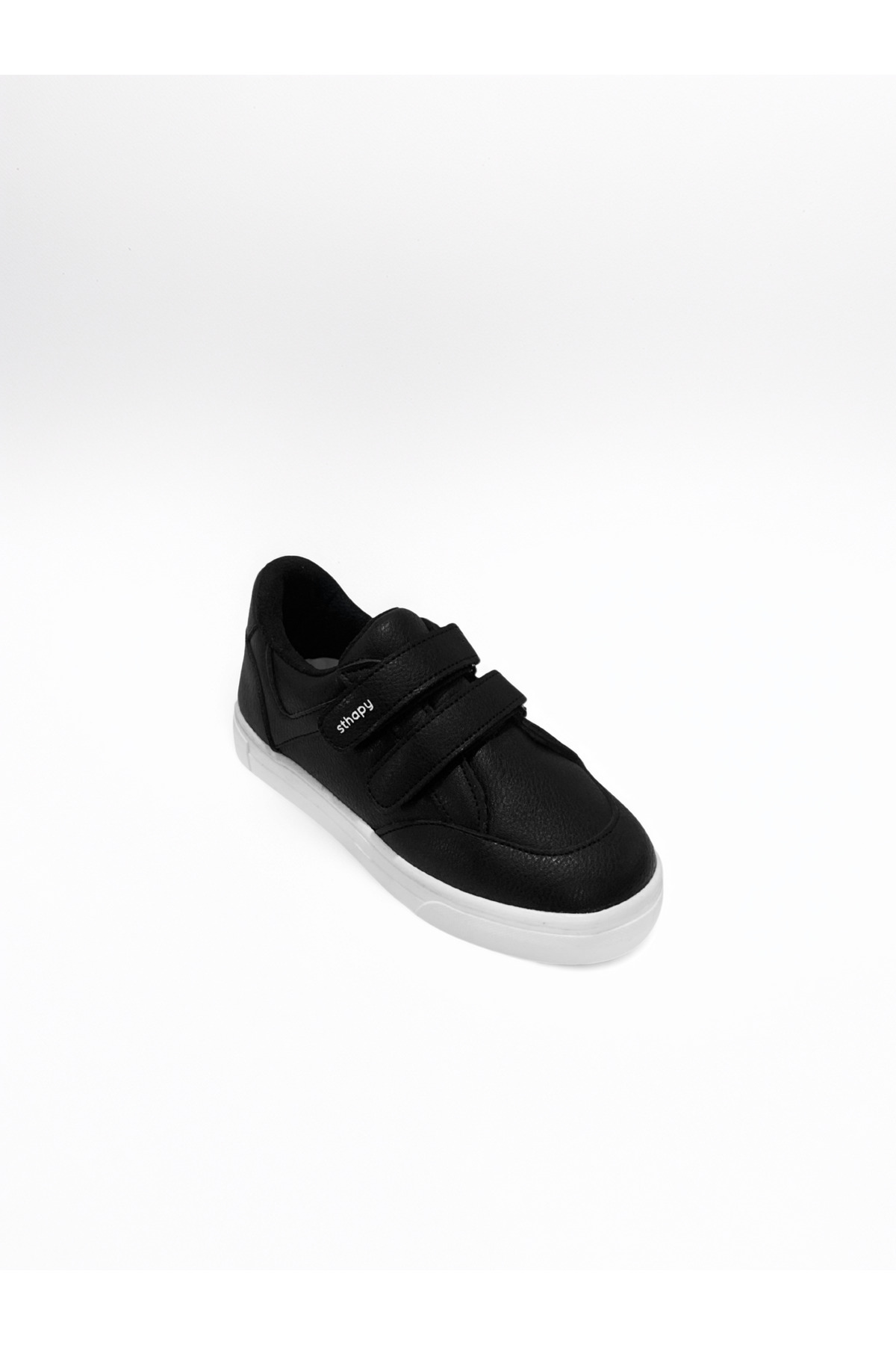 Sthapy Vaden Ortopedik Cırtlı Günlük Kız-Erkek Çocuk Siyah Sneaker Spor Ayakkabısı 26-35 Numara fotoğrafı 6 (önizleme)