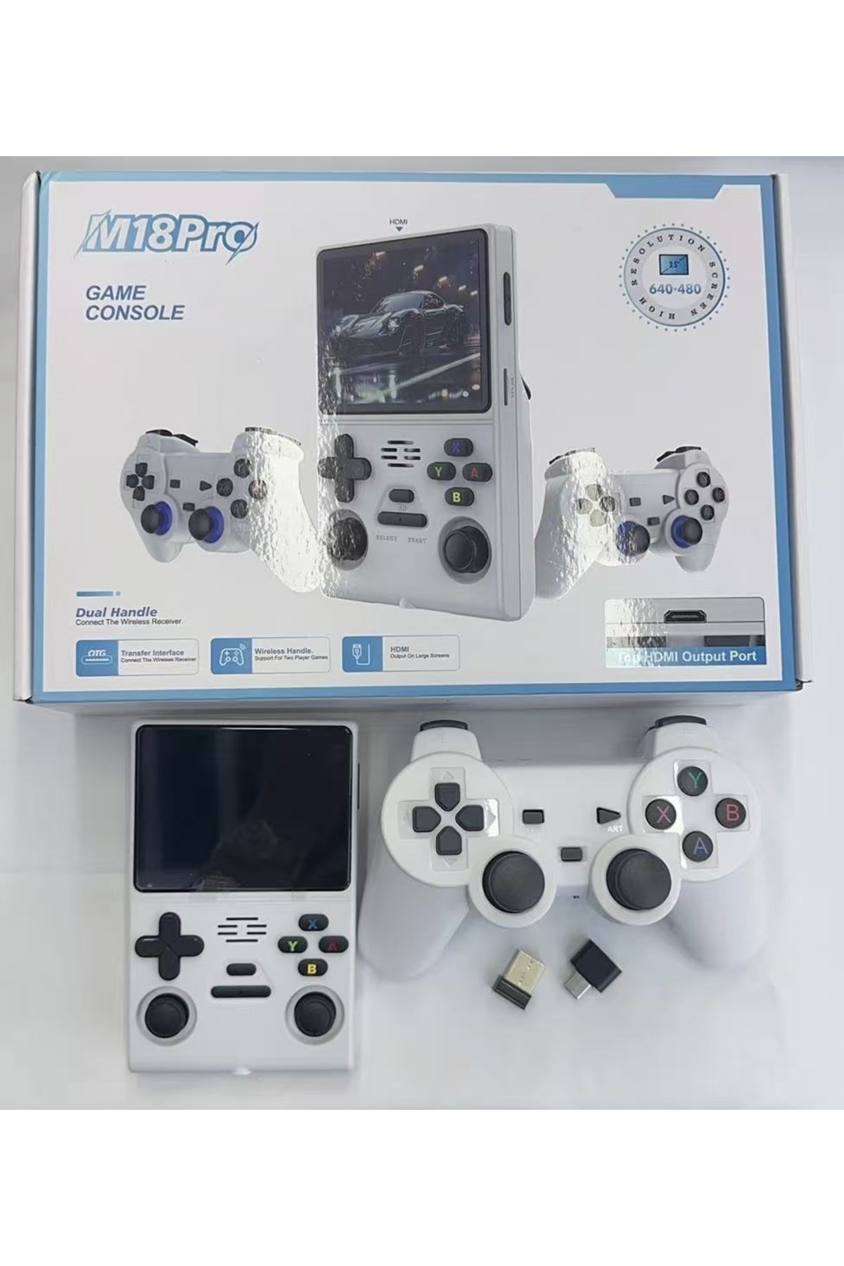 Serreha M18Pro el Retro Arcade oyun konsolu Rocker Wi-Fi TV