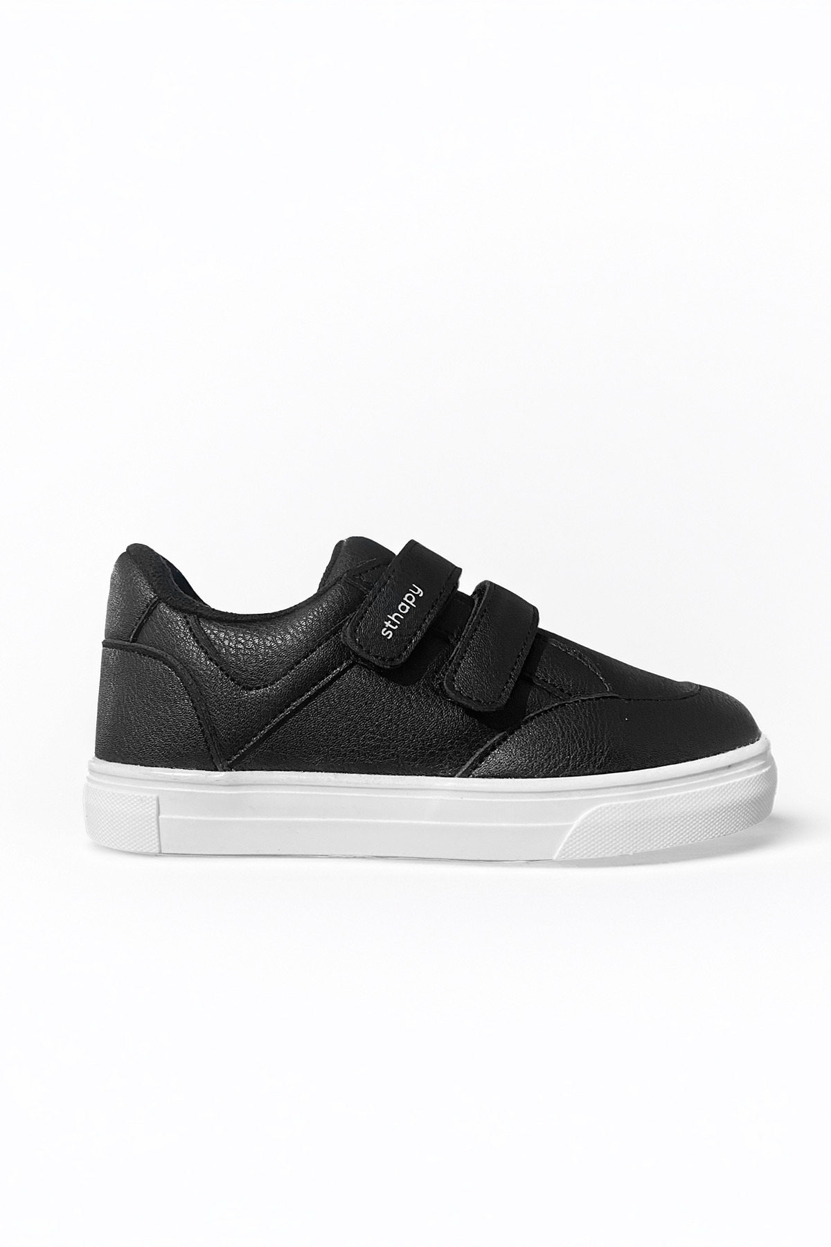 Sthapy Vaden Ortopedik Cırtlı Günlük Kız-Erkek Çocuk Siyah Sneaker Spor Ayakkabısı 26-35 Numara fotoğrafı 2 (önizleme)