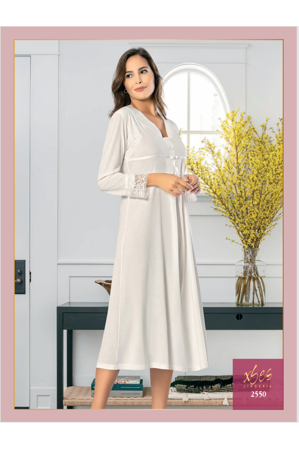 Fily İç Giyim X-SES LÜX PENYE TEK UZUN GECELİK